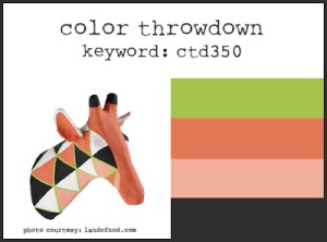 Color Throwdown Challenge #350